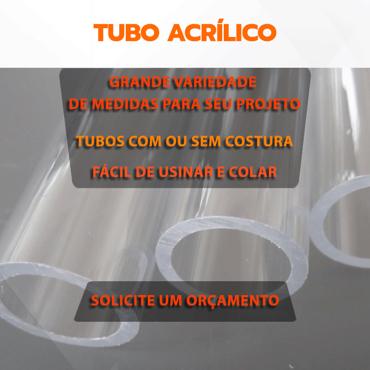 Tubo Acrilico